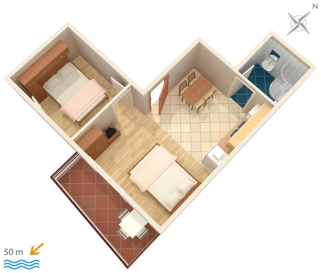 Apartments By The Sea Promajna, Makarska - 2673 Dış mekan fotoğraf